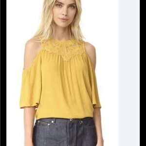 Ella Moss Olivier Cold Shoulder Lace Top
